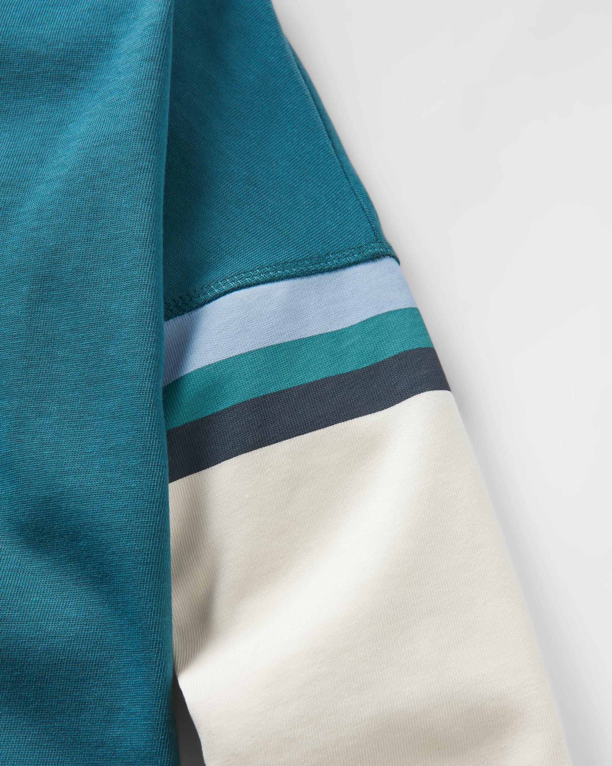 Dream Organic Cotton Oversized LS T-Shirt - Mediterranean - Flatlay