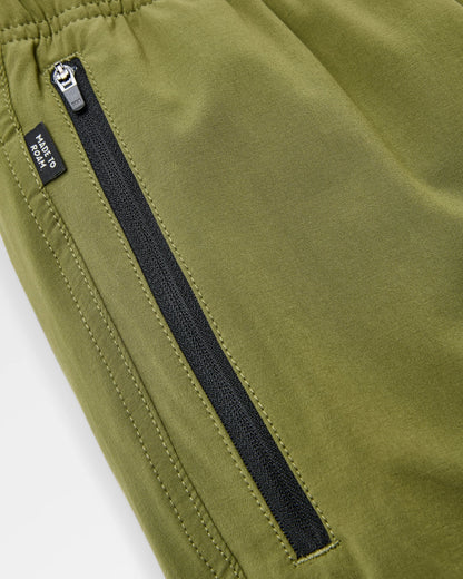 Traveller Organic All Purpose Short 2.0 - Khaki - Flatlay