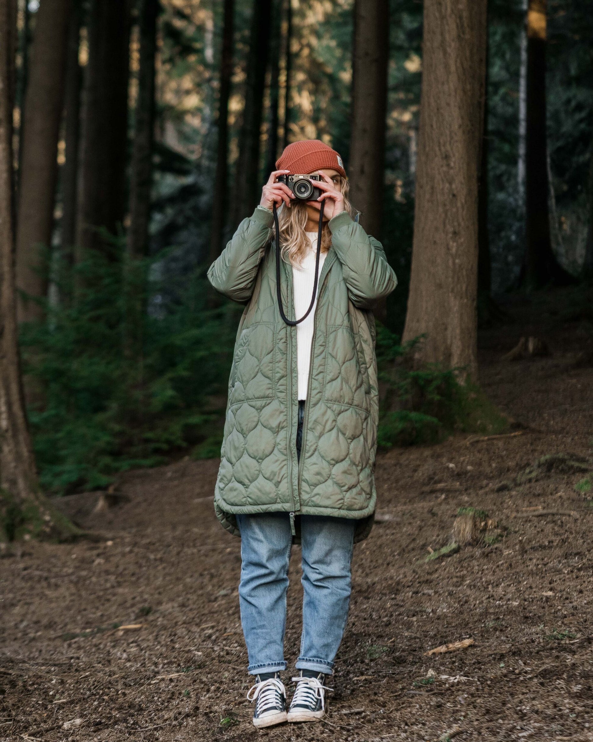 Flora 2.0 Long Recycled Insulated Parka - Dusty Olive