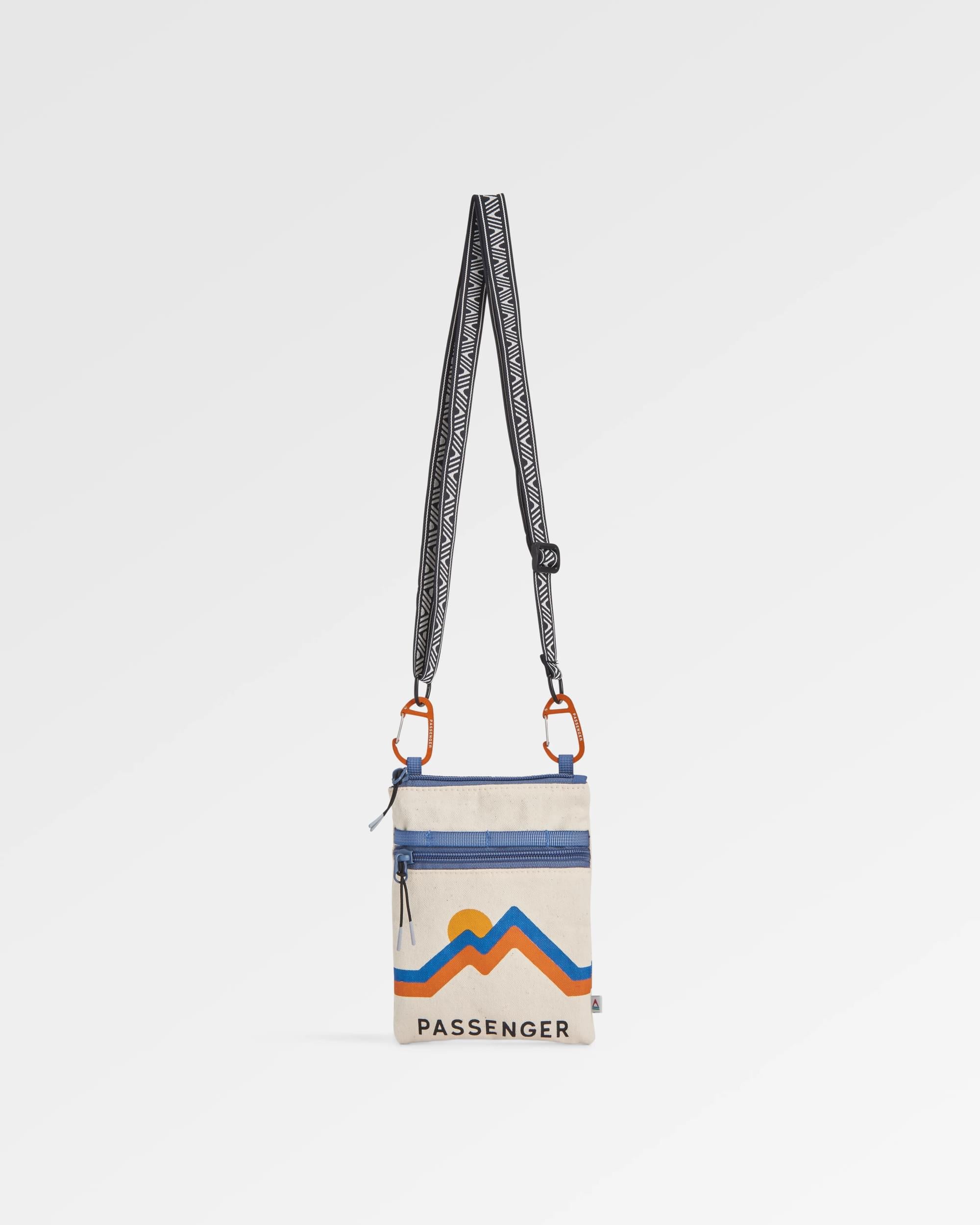 Journey Organic Crossbody Bag - Pebble Grey - Flatlay