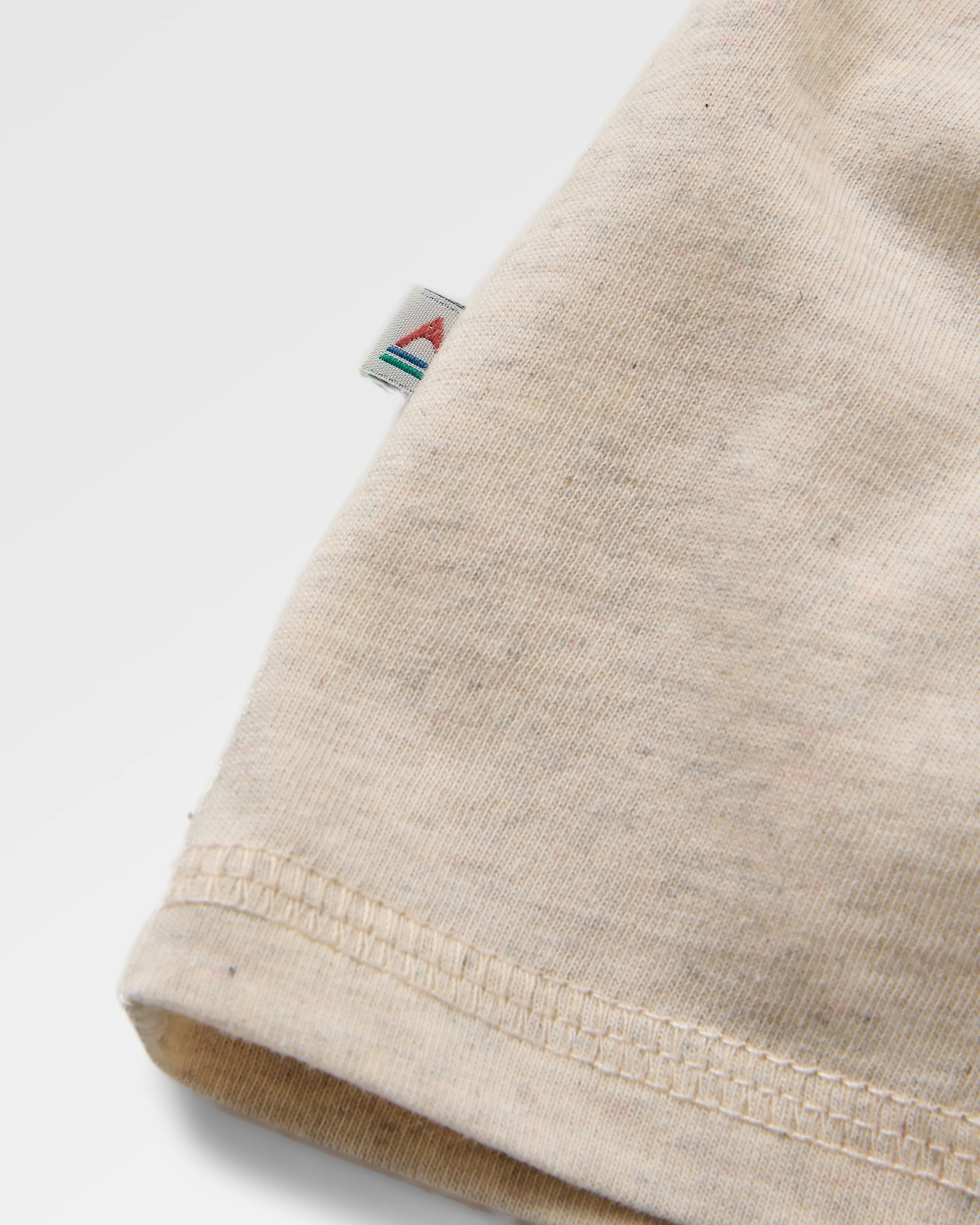 Odyssey Recycled Cotton Raglan T-Shirt - Milky Marl - Flatlay