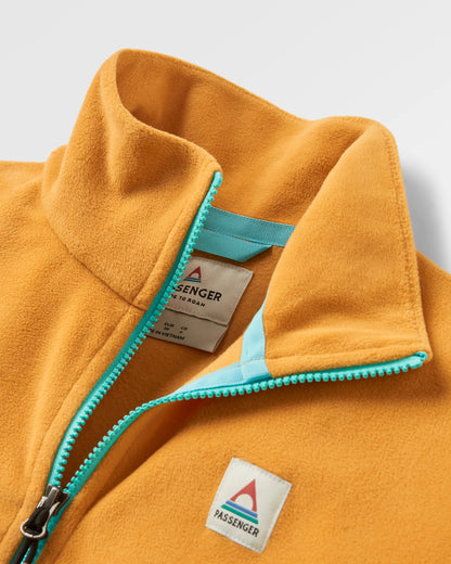 Ayla Recycled Micro Polartec® Fleece - Spruce Yellow - Flatlay