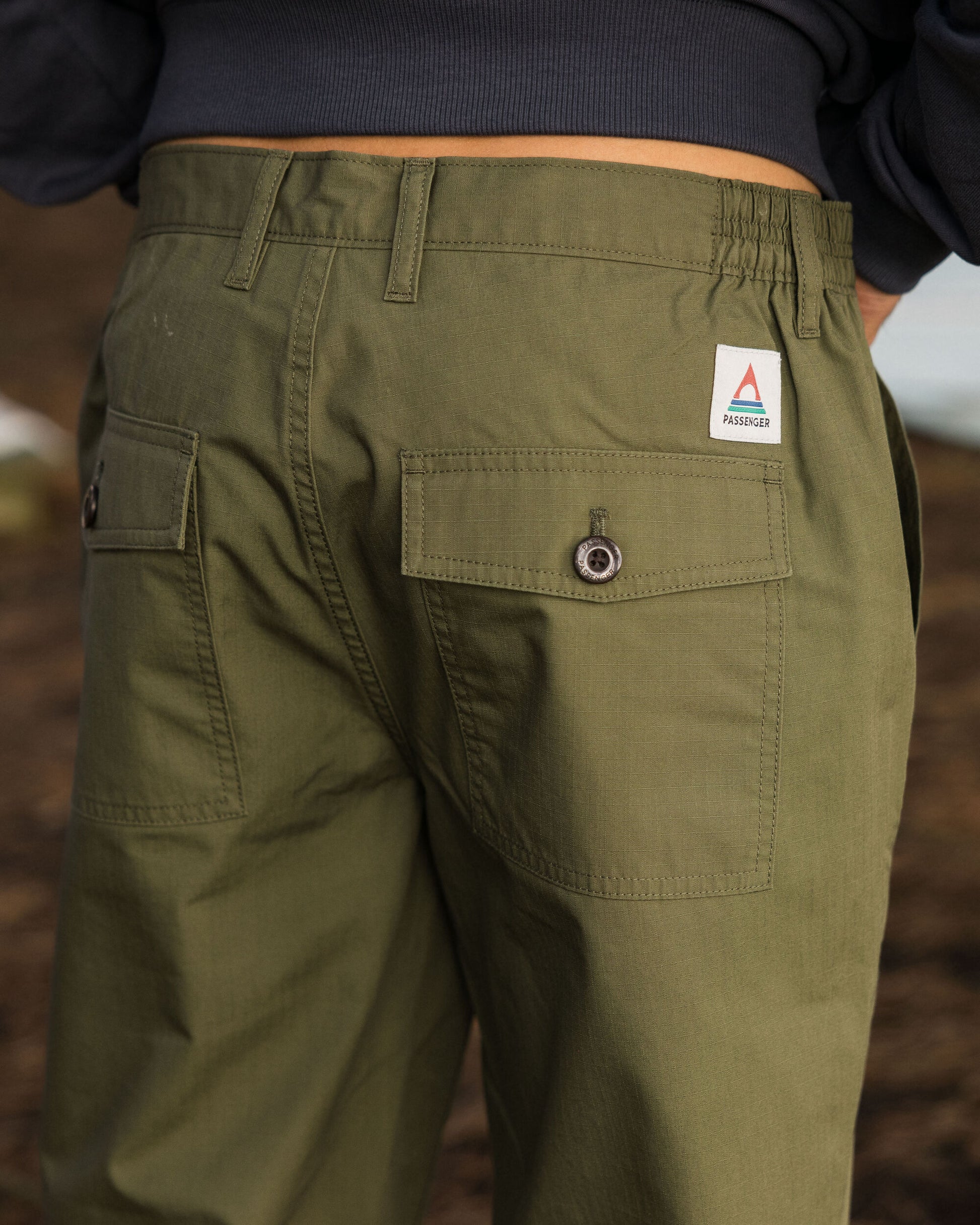 Timeless Crop Trouser - Khaki