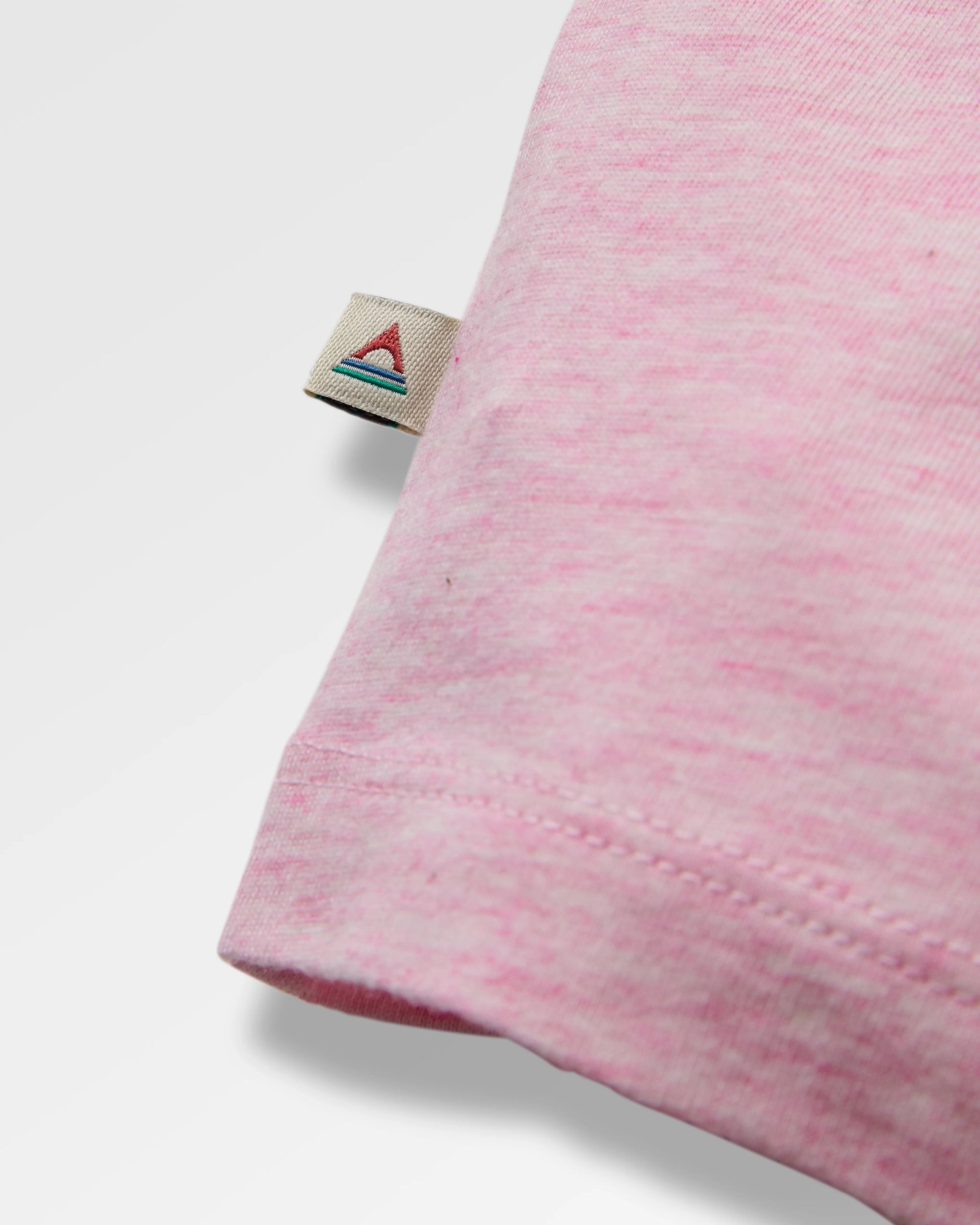 Legacy T-shirt - Pink Haze Marl - Flatlay