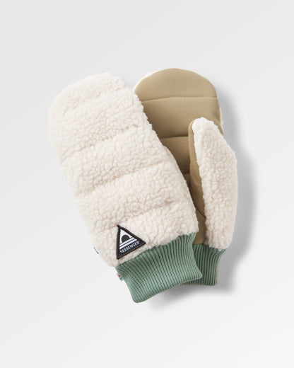 Avalanche Recycled Sherpa Mittens - Birch