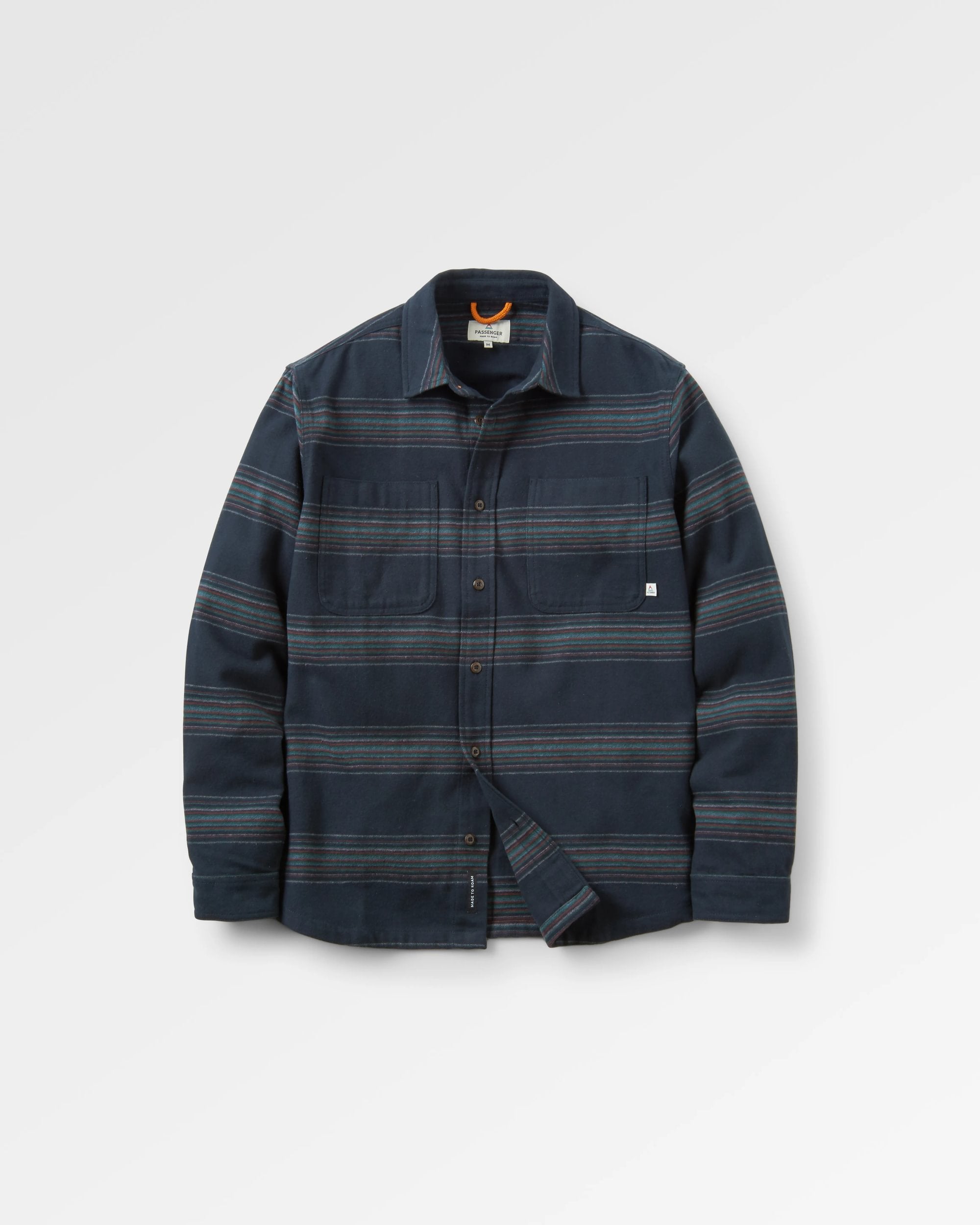 Backcountry Stripe Shirt - Black Stripe - Flatlay