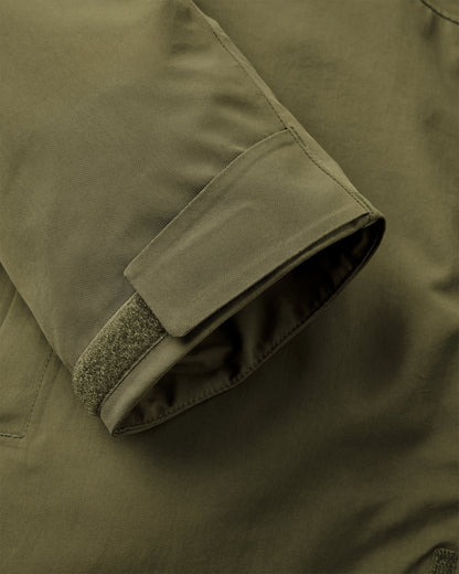 Overland Waterproof Jacket - Dark Olive - Flatlay