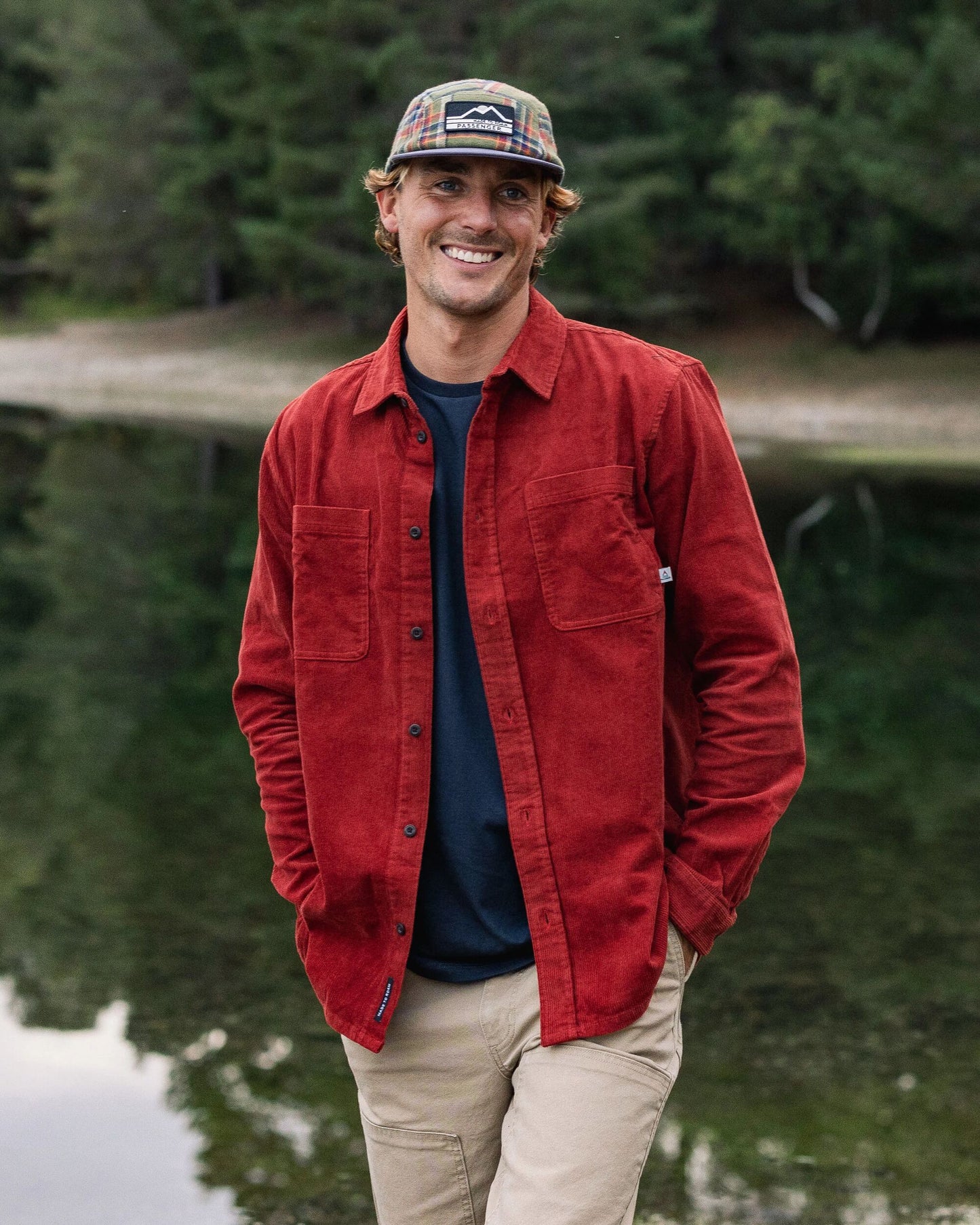 Backcountry Cord Shirt - Red Ochre