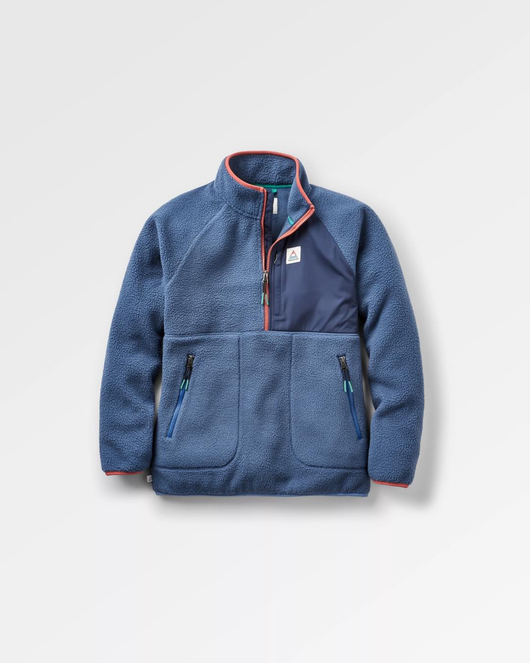 Home 2.0 1/2 Zip Recycled Sherpa Fleece - Dark Denim