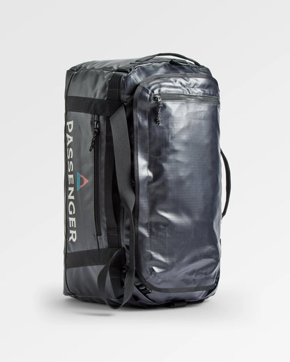 Roamer Recycled 60L Duffel Bag - Phantom Black - Flatlay