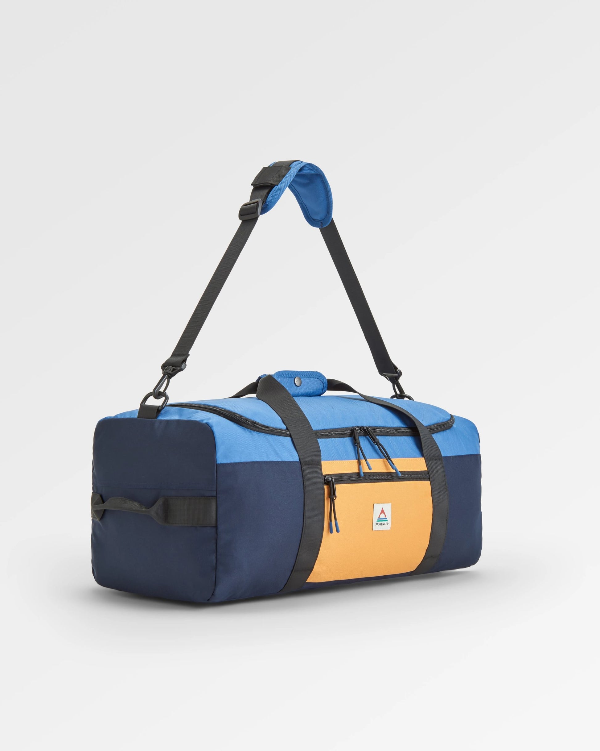 Boondocker Recycled 30L Duffel - Honey/Dark Denim/Rich Navy