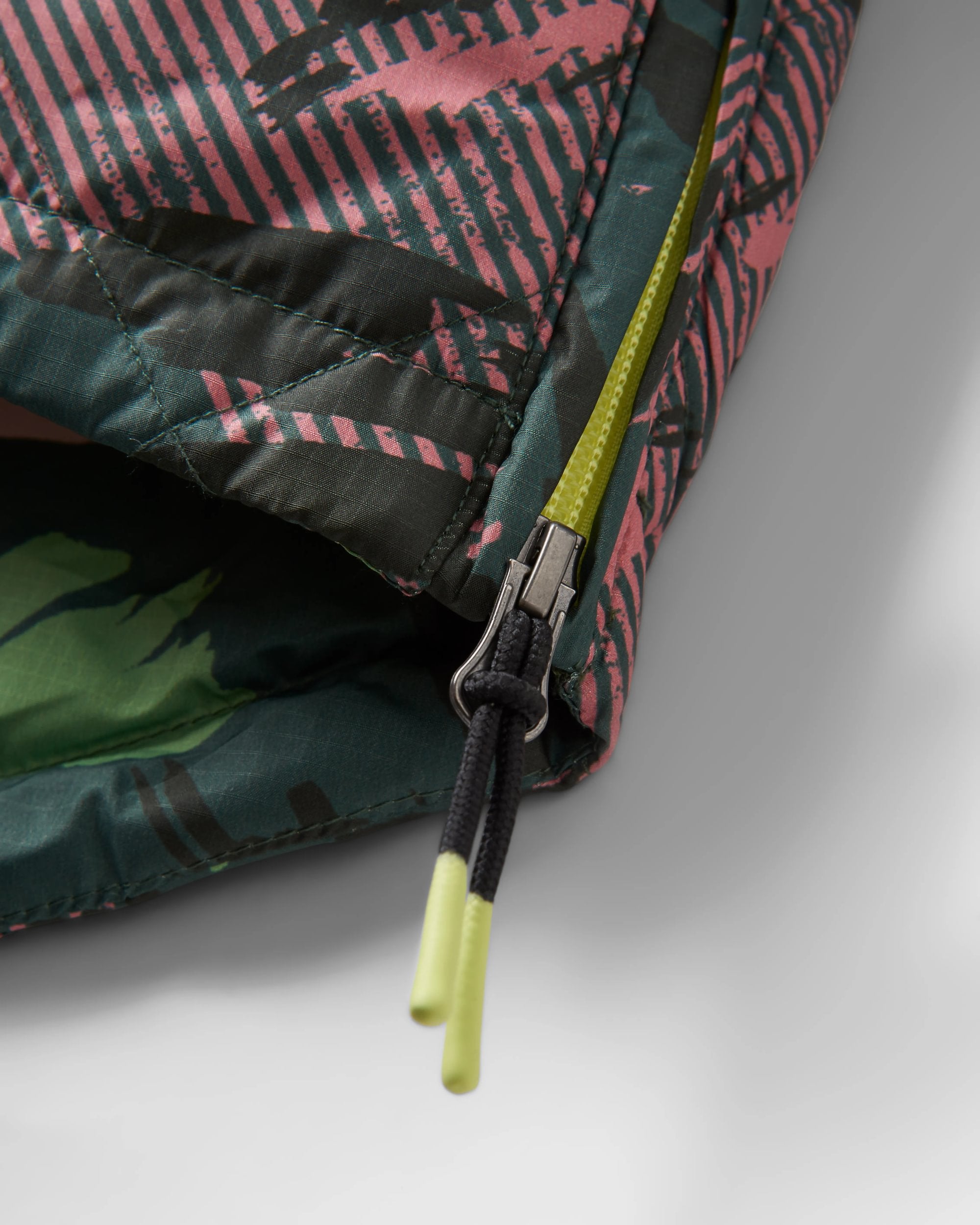 Ocean Recycled Insulated Anorak - Abstract Mountain Fir Tree - Flatlay