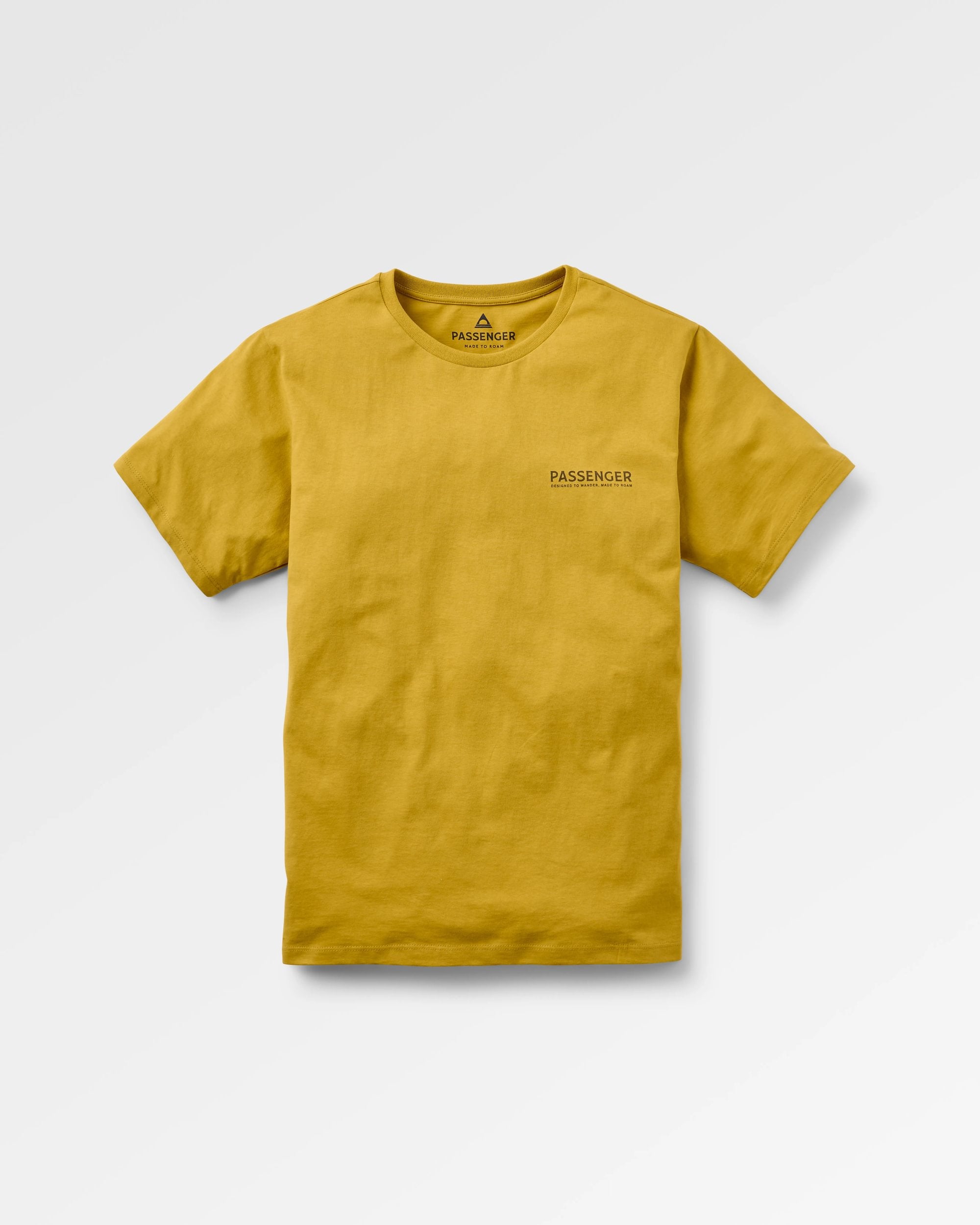 NWB Recycled Cotton T-Shirt - Heritage Yellow - Flatlay