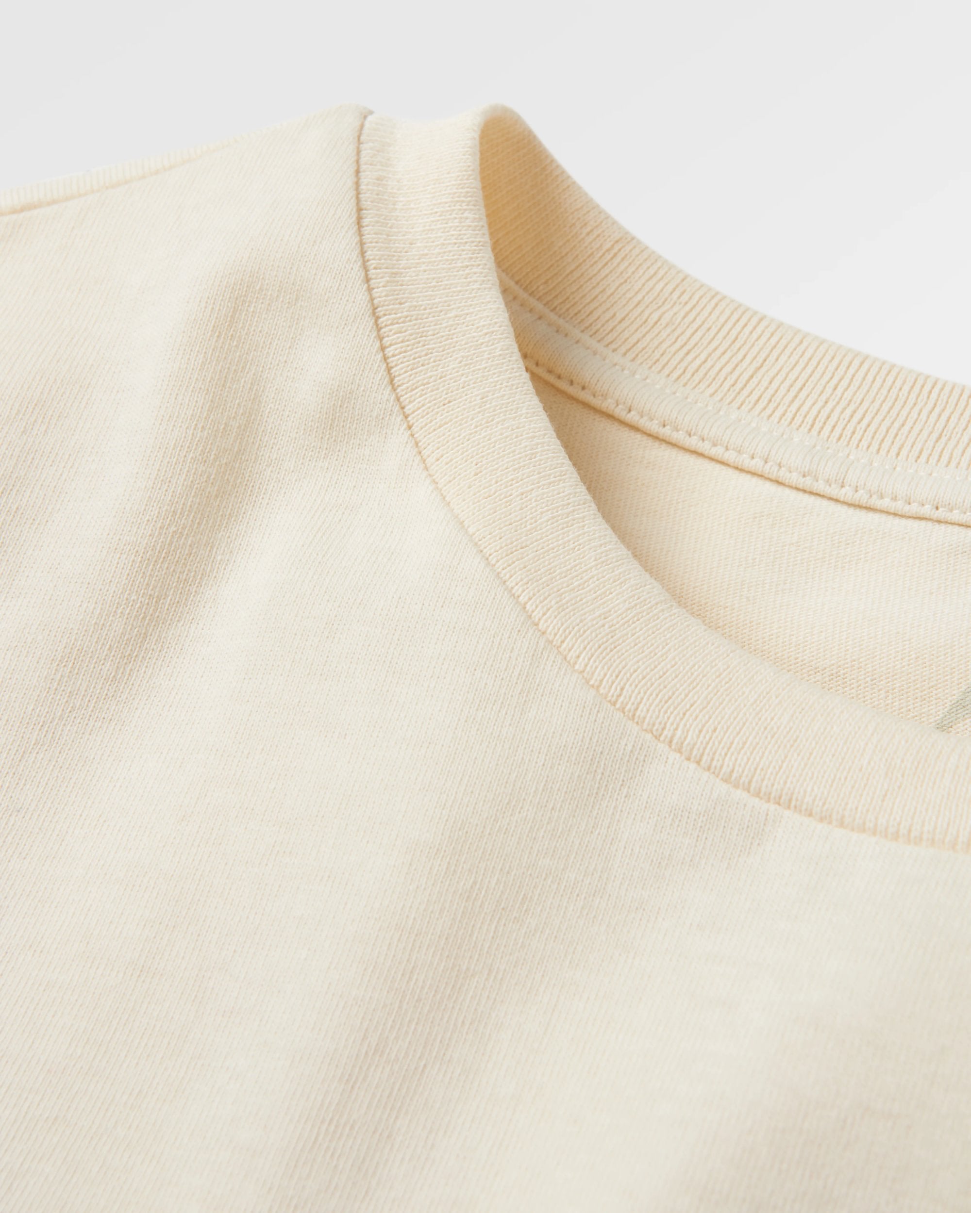 Roam Wild Recycled T-Shirt - Birch - Flatlay