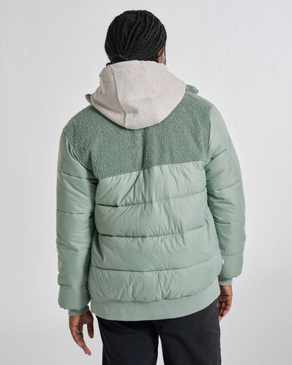 Inspire Recycled Insulated Jacket - Pistachio - Studio Model