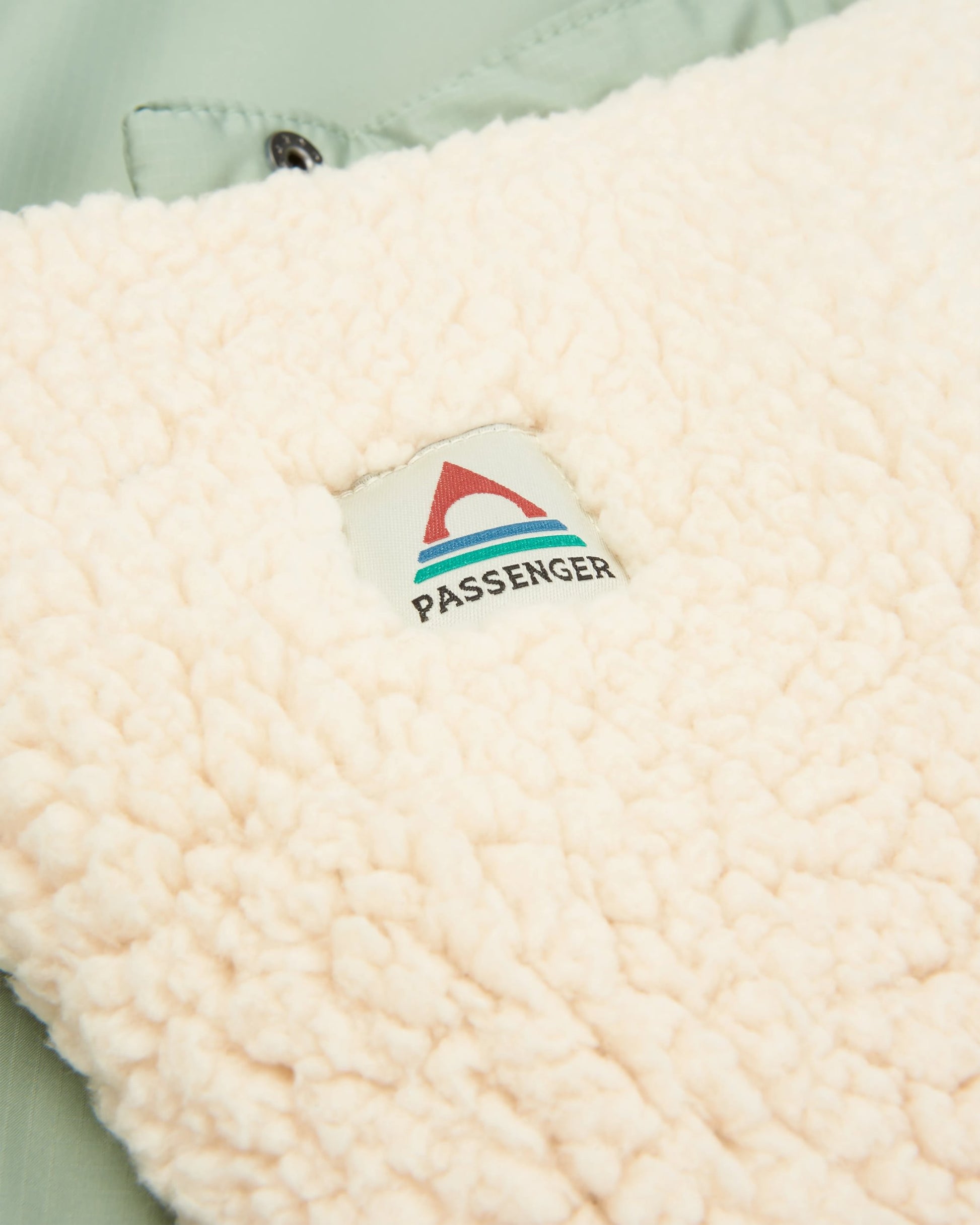 Cabin Recycled Sherpa Blanket - Pistachio