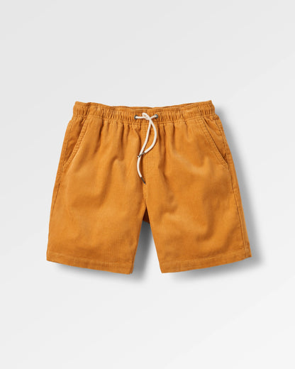 Drifter Cord Short - Spruce Yellow - Flatlay