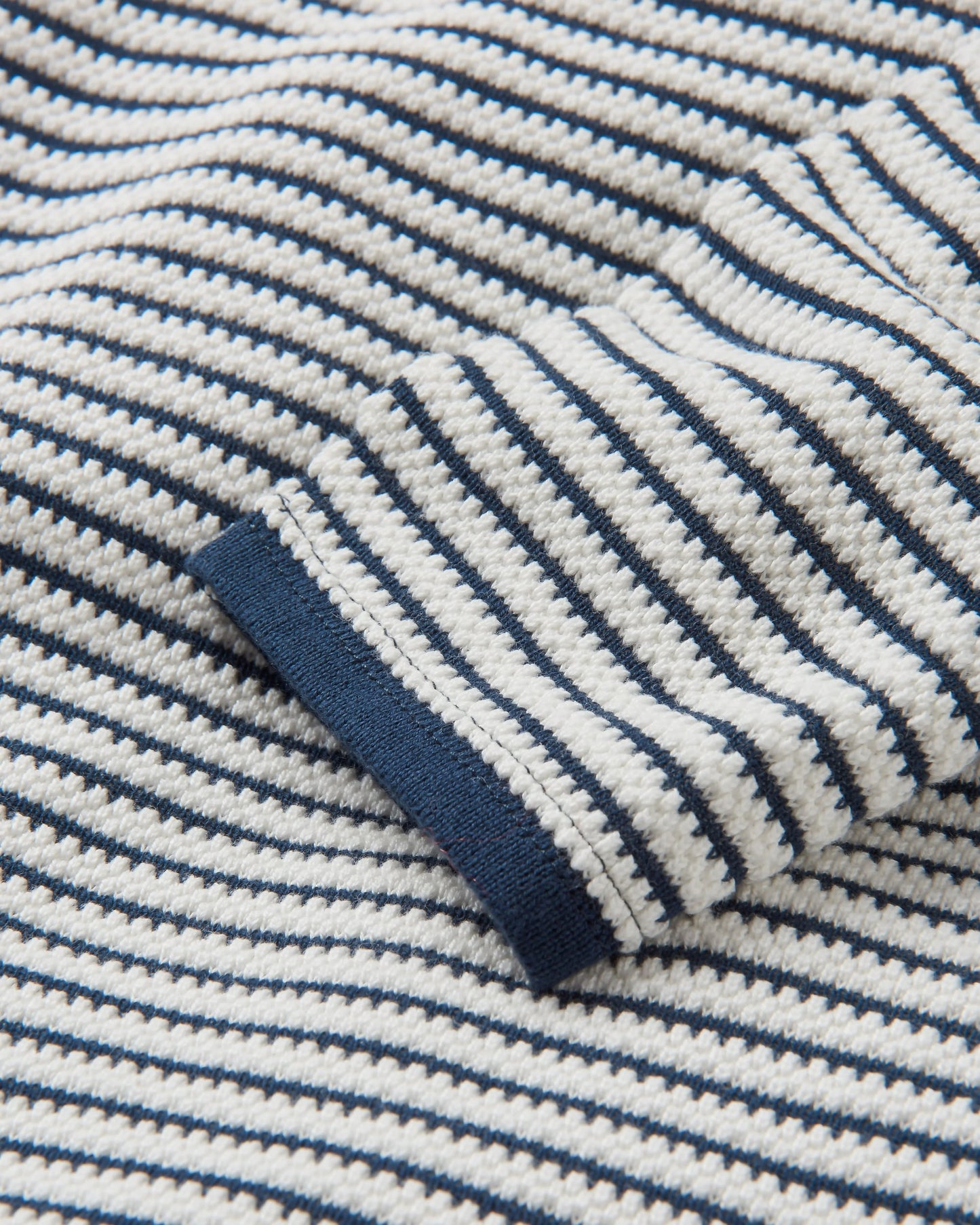 Muir Organic Knitted Jumper - Off White Stripe