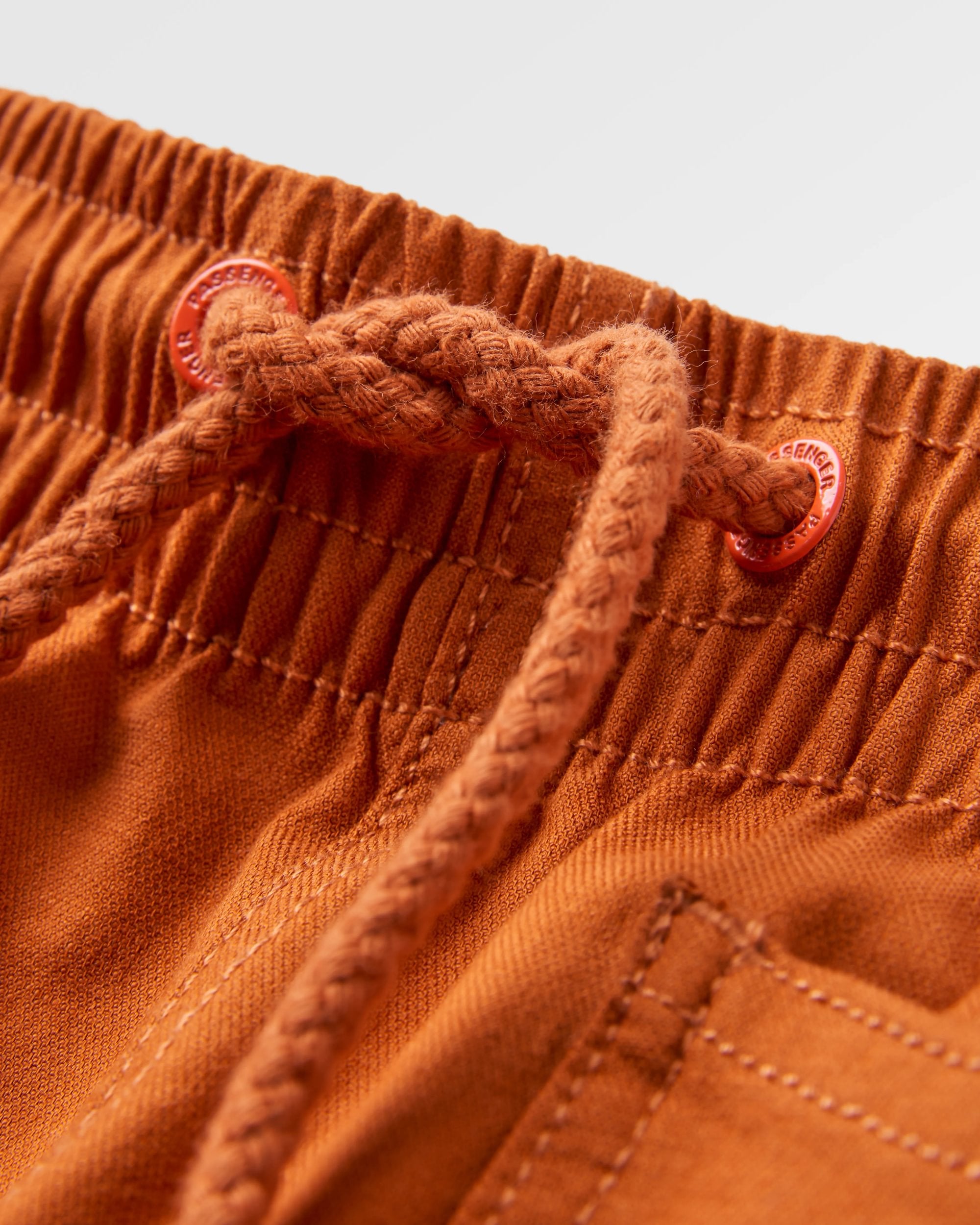 Hydrilla Organic Cotton Trouser - Sunset Orange - Flatlay