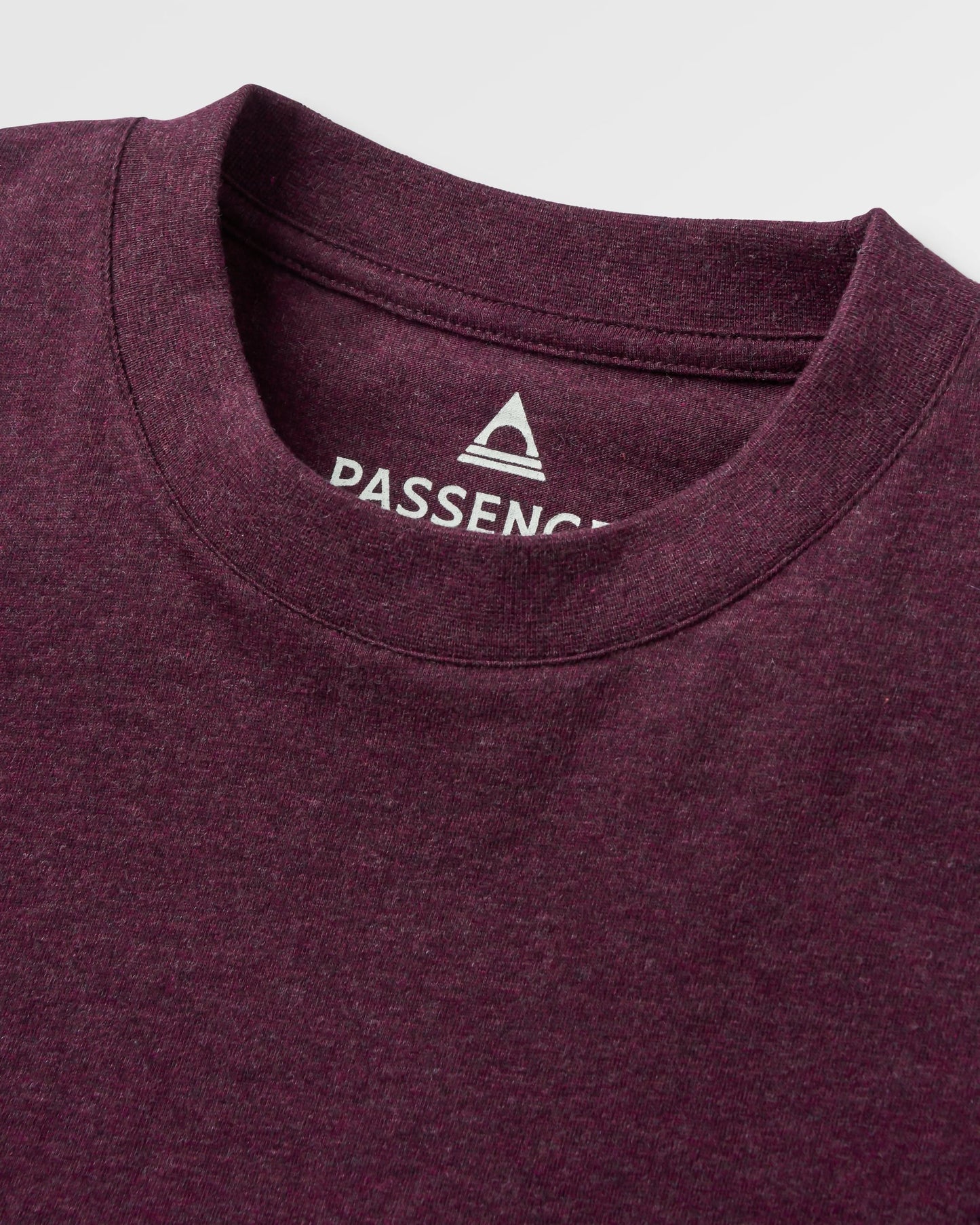 Heritage Recycled Relaxed Fit T-Shirt - Wine Marl