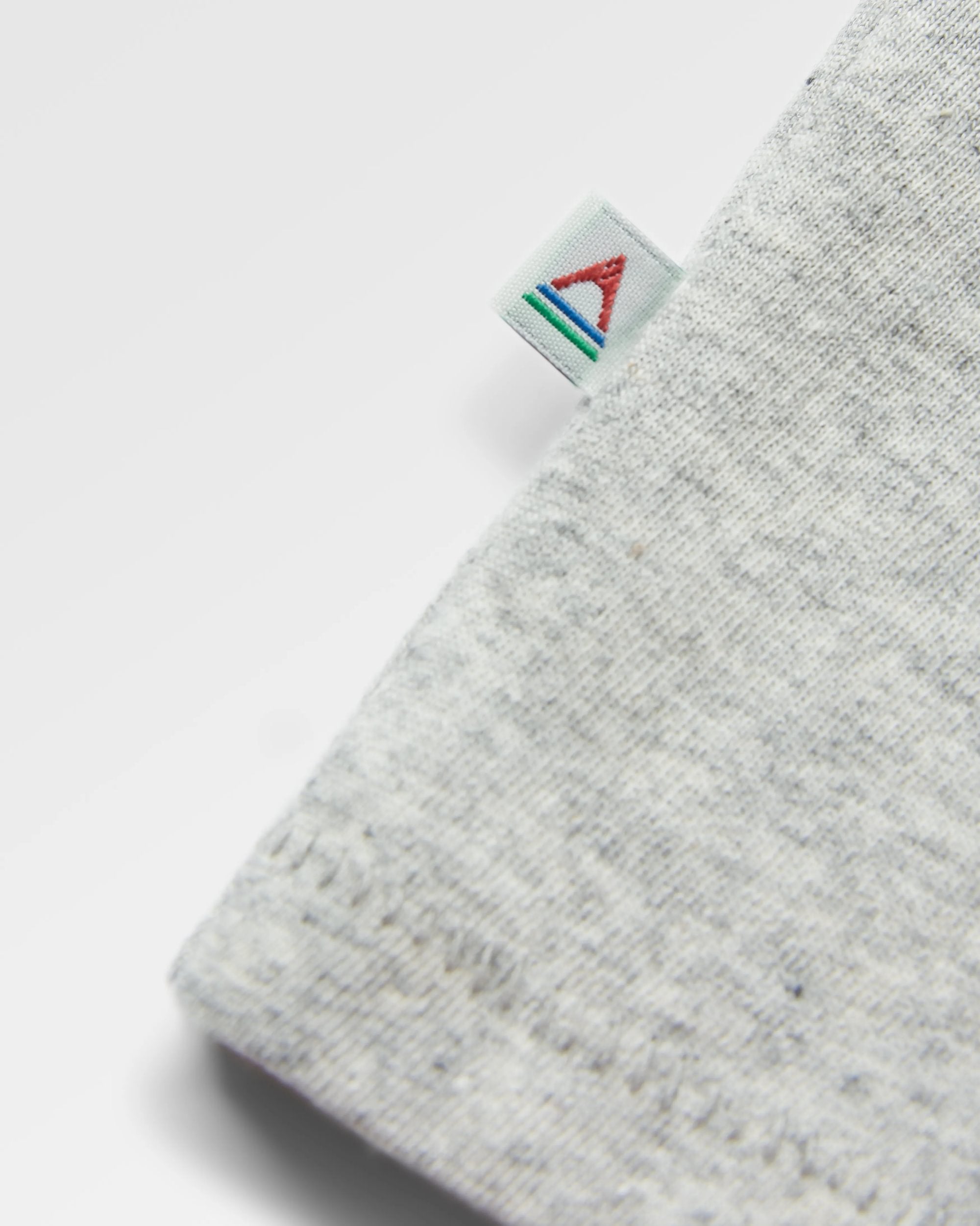 Made To Roam Recycled LS T-Shirt - Grey Marl - Flatlay