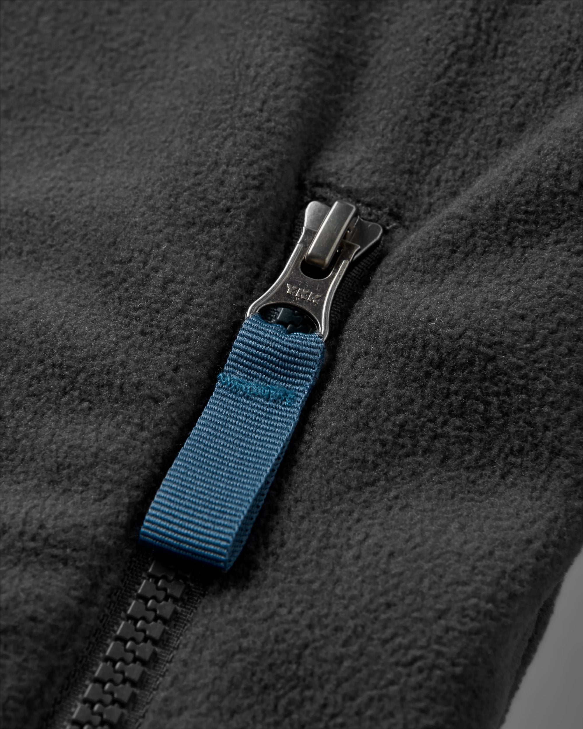 Set Off Recycled Polar 1/4 Zip Fleece - Deep Plum/Charcoal - Flatlay