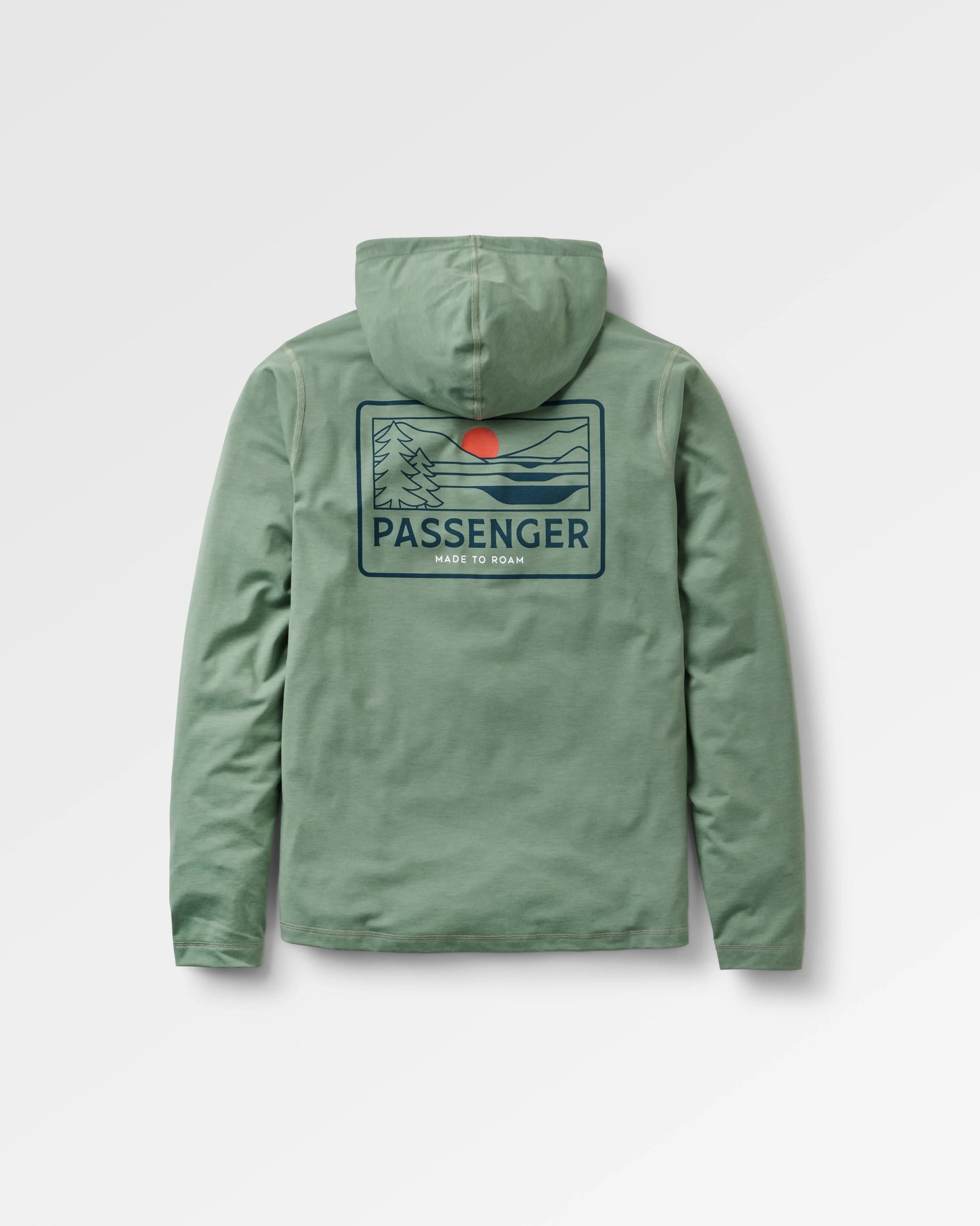 Roamscreen UPF50 Hoodie - Pistachio - Flatlay