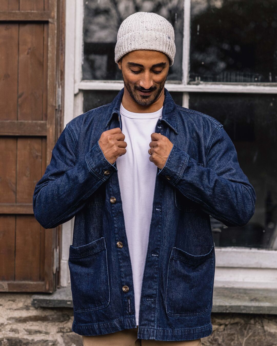 Balsa Organic Denim Overshirt - Denim Blue