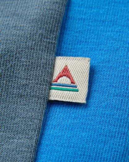 Solstice Active Vest - Storm Grey/Marine Blue - Flatlay