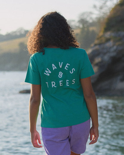 Penida Recycled Cotton T-Shirt - Greenlake - Lifestyle