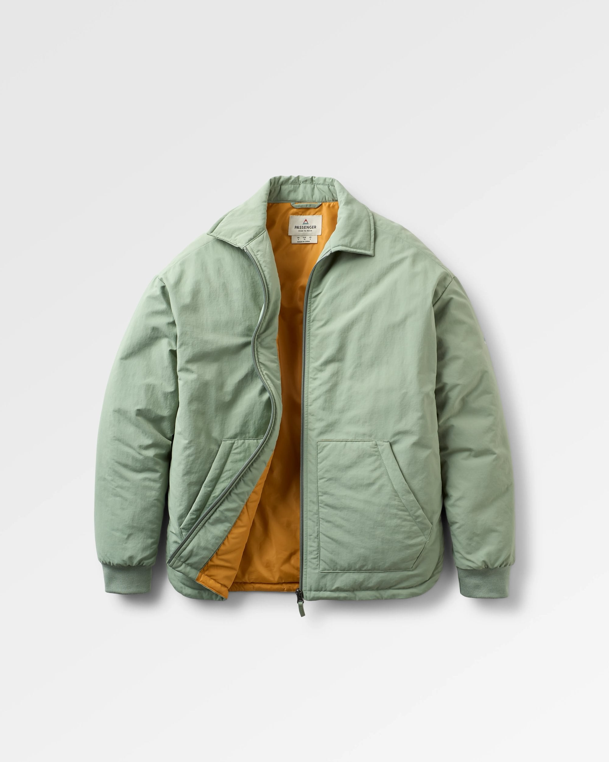 Tasi Recycled Insulated Jacket - Pistachio - Flatlay
