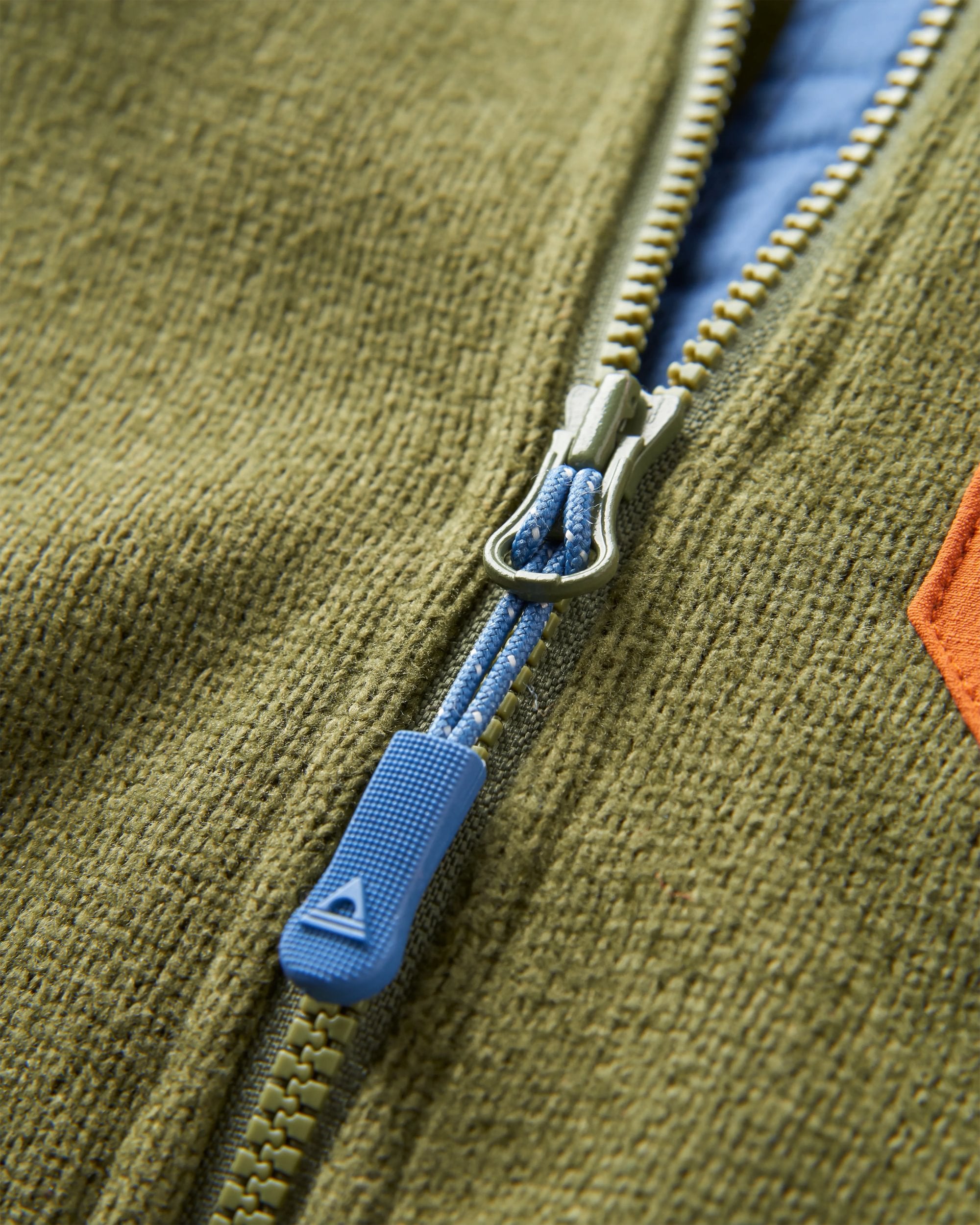 Hudson Recycled Polartec® Fleece - Khaki - Flatlay