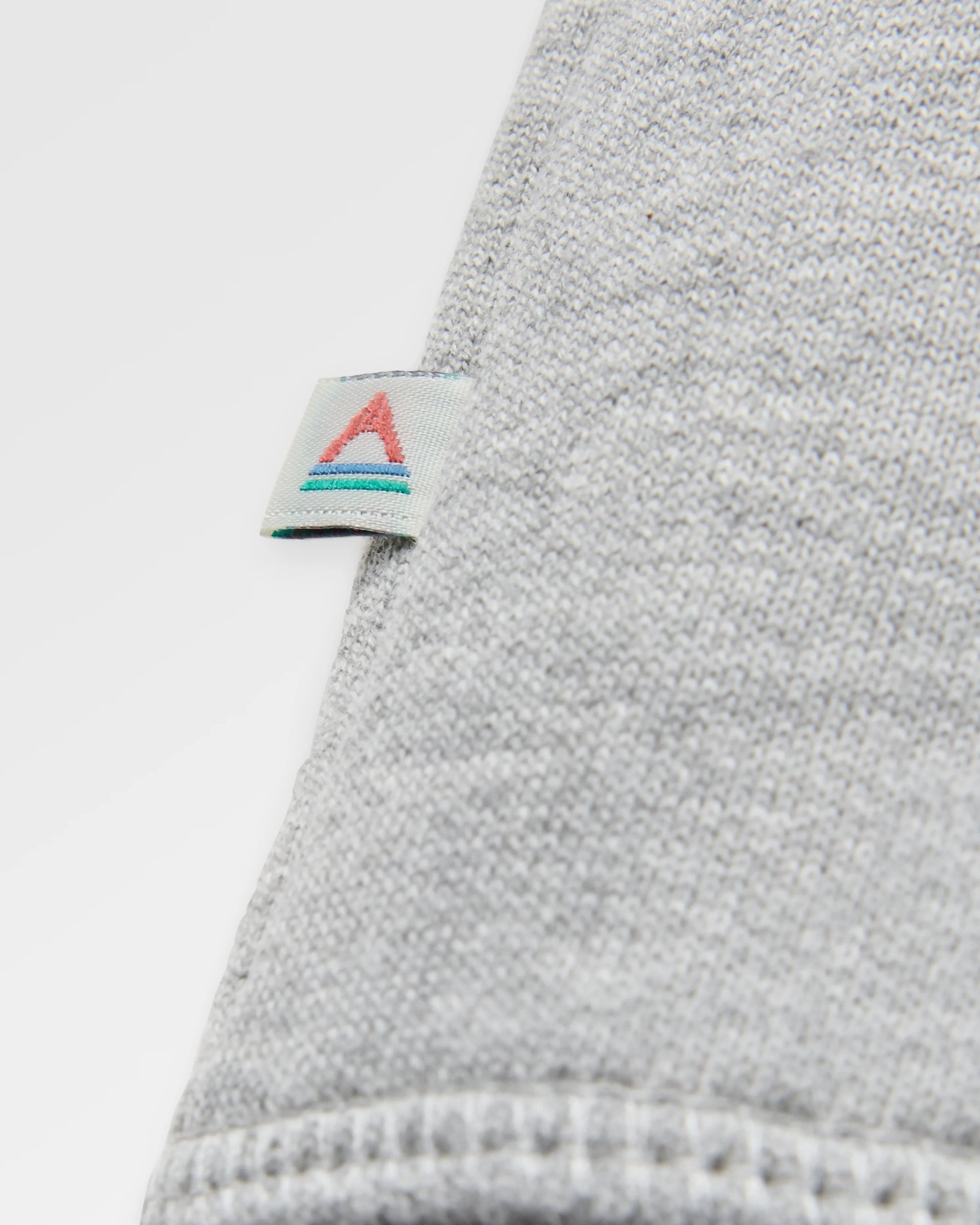 Odyssey Organic Cotton Sweatshirt - Mid Grey Marl - Flatlay