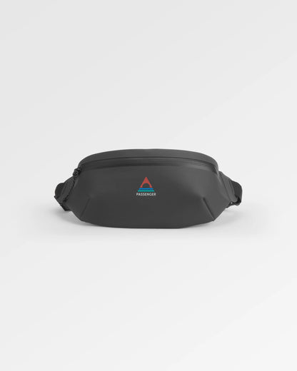 Tide Recycled Nylon Hip Pack - Black - Flatlay