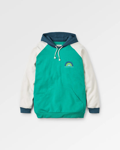 Riser Organic Cotton Hoodie - Greenlake - Flatlay