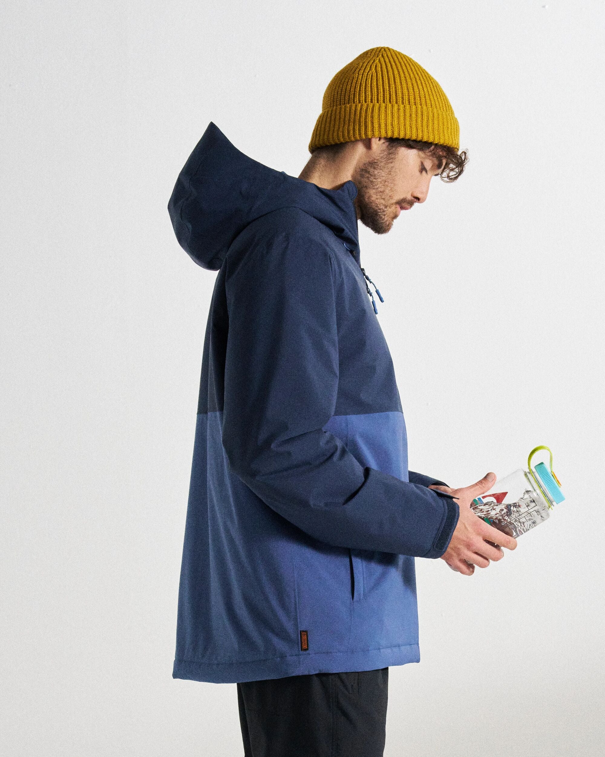 Eclipse Insulated Waterproof Jacket - Rich Navy - Studio Model