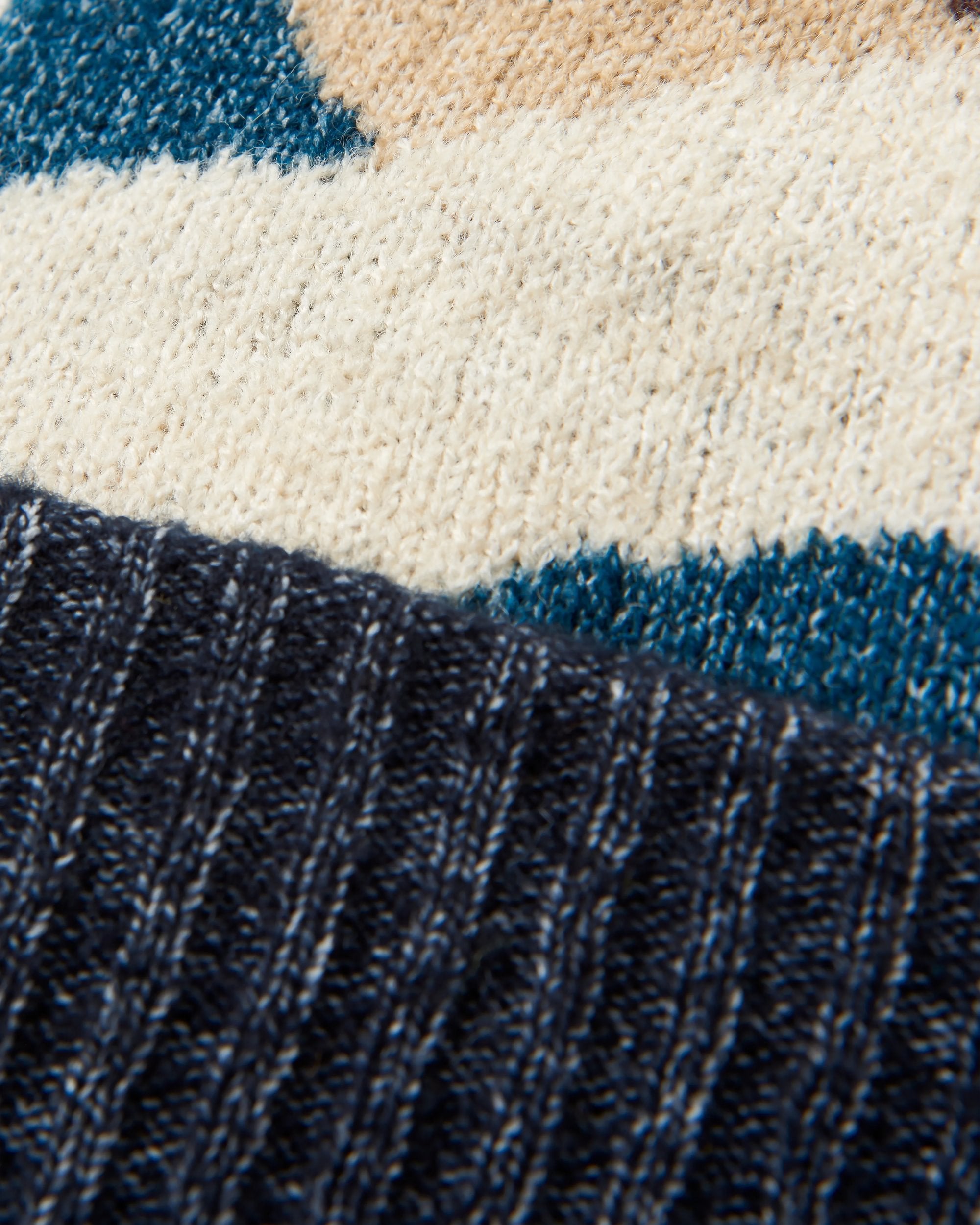 Scenic Recycled Bobble Hat - Scenic Toffee - Flatlay