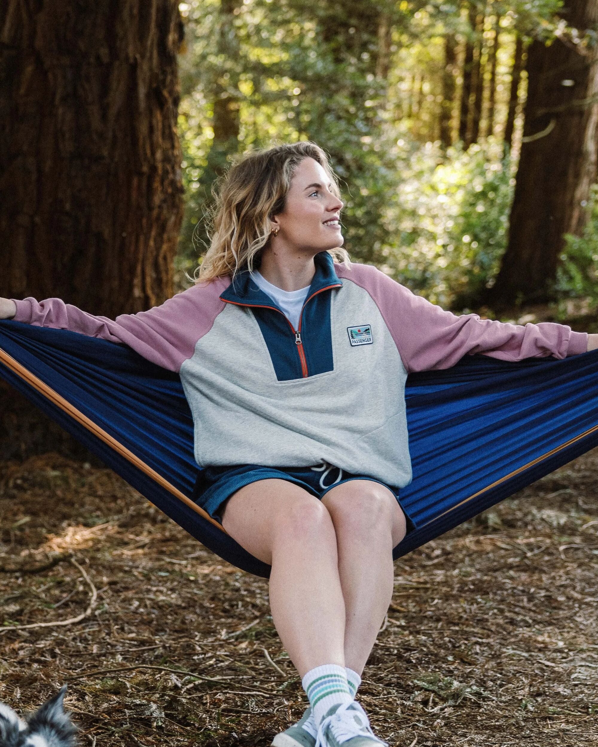 Jazz Organic Cotton Sweatshirt - Grey Marl - Lifestyle