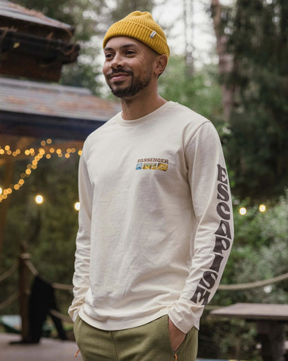 Patches Recycled Cotton LS T-Shirt - Birch - Lifestyle