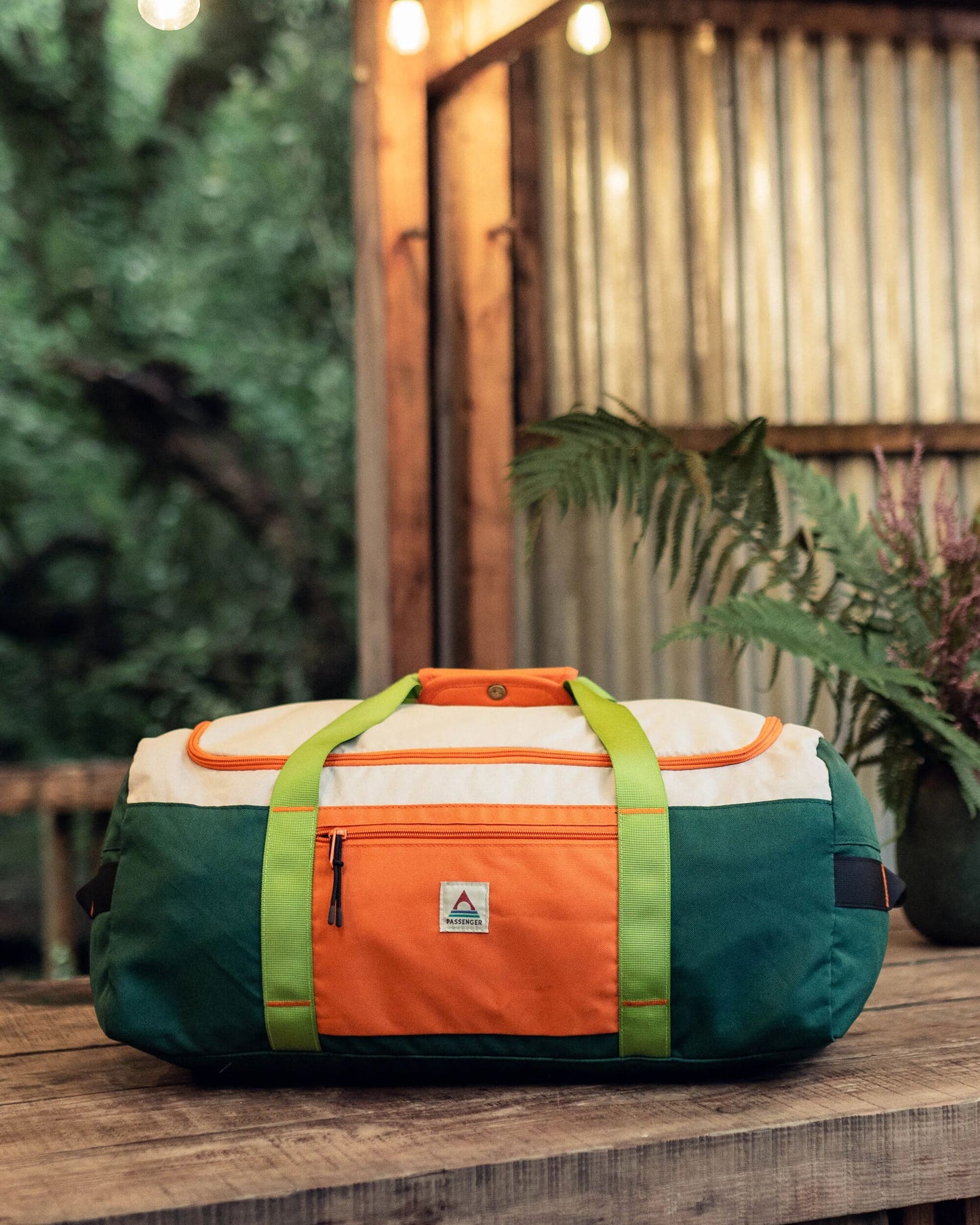 Boondocker Recycled 30L Duffel - Rain Forest Orange Multi