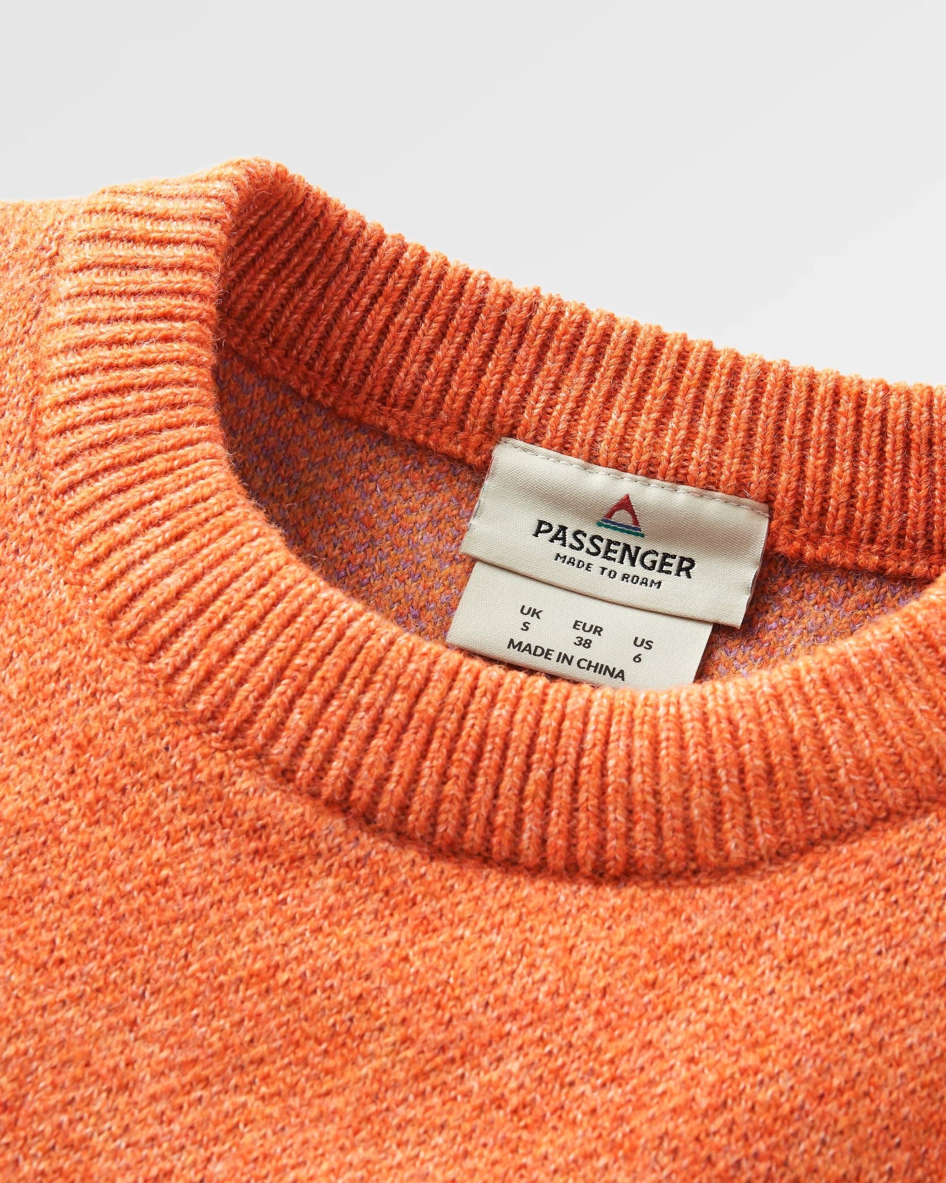 Scenic Recycled Knitted Jumper - Scenic Sunrise Orange