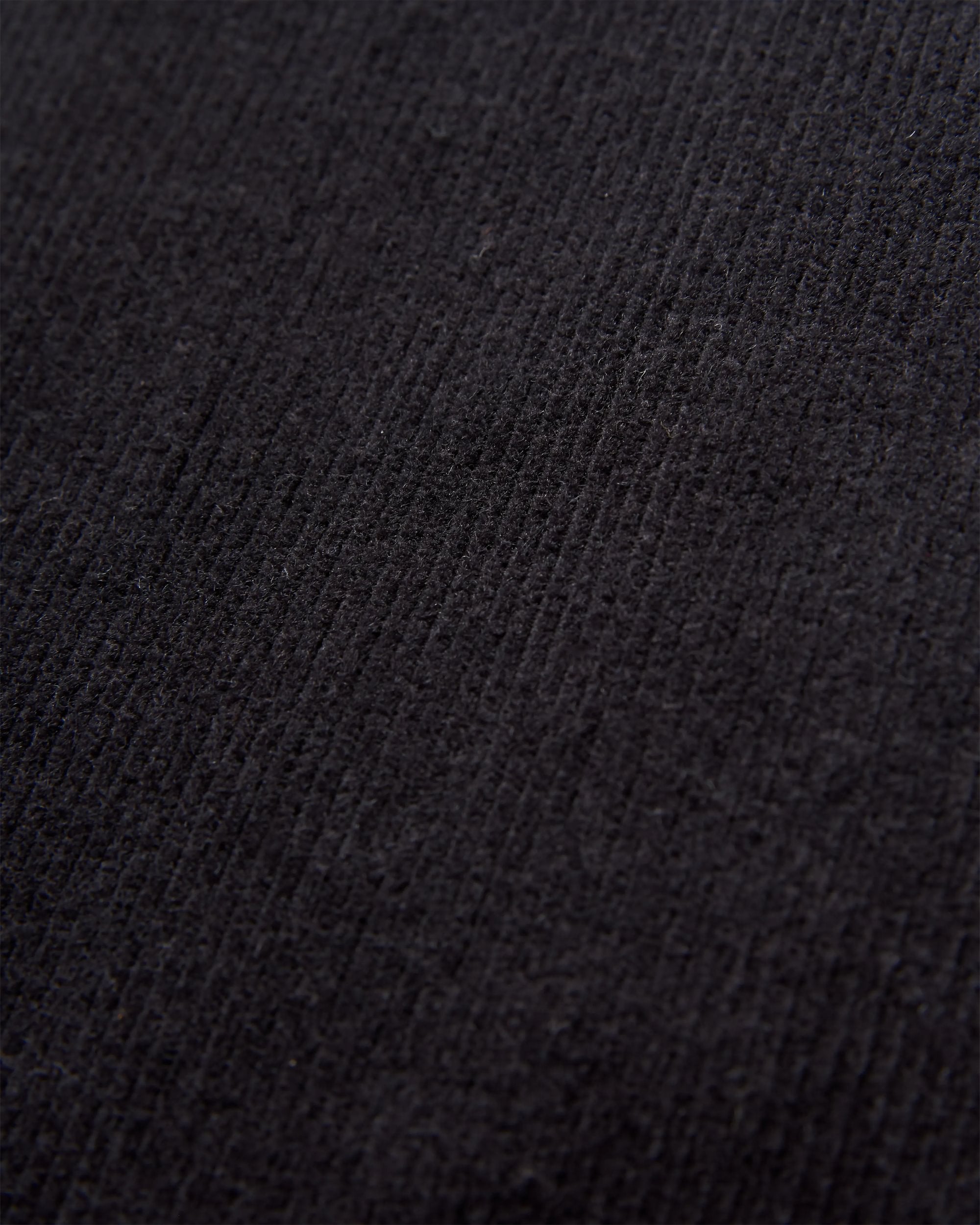 Someday Organic Cotton Corduroy Cropped Trouser - Black - Flatlay