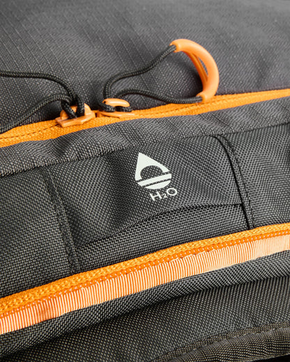 Atlas Recycled Backpack Duffel - Black - Flatlay