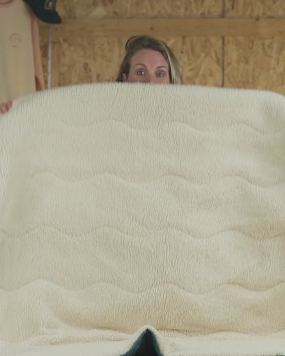 Cabin Recycled Sherpa Blanket - Pistachio