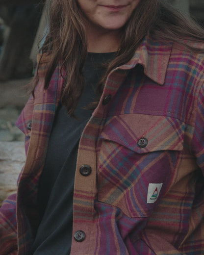 Stella Organic Cotton LS Shirt - Toffee Check - 