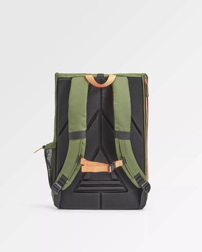 Crossing Roll Top Backpack - True Black/ Khaki