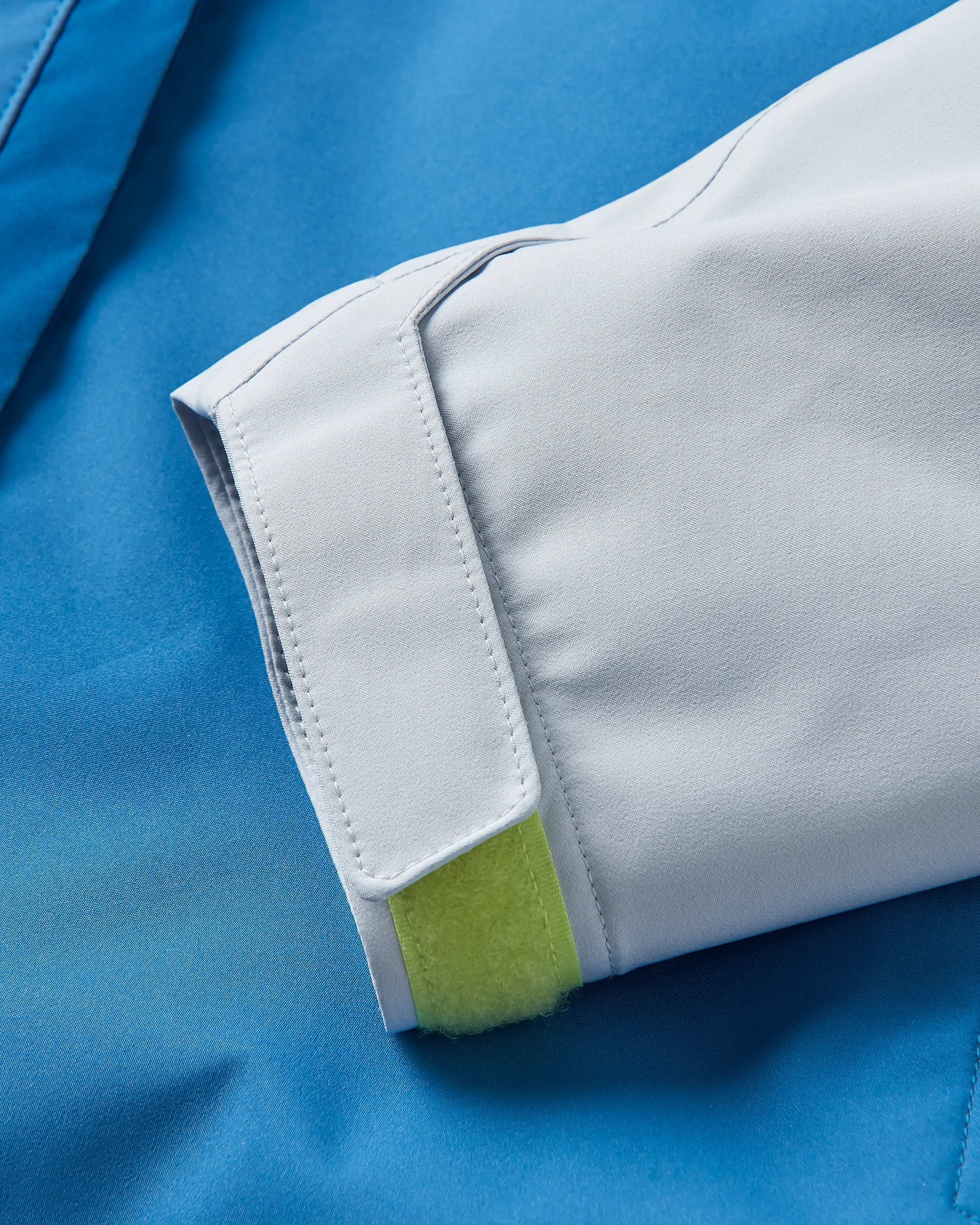 Rainstorm Recycled Waterproof Jacket - Grey Blue/Blue Steel - Flatlay