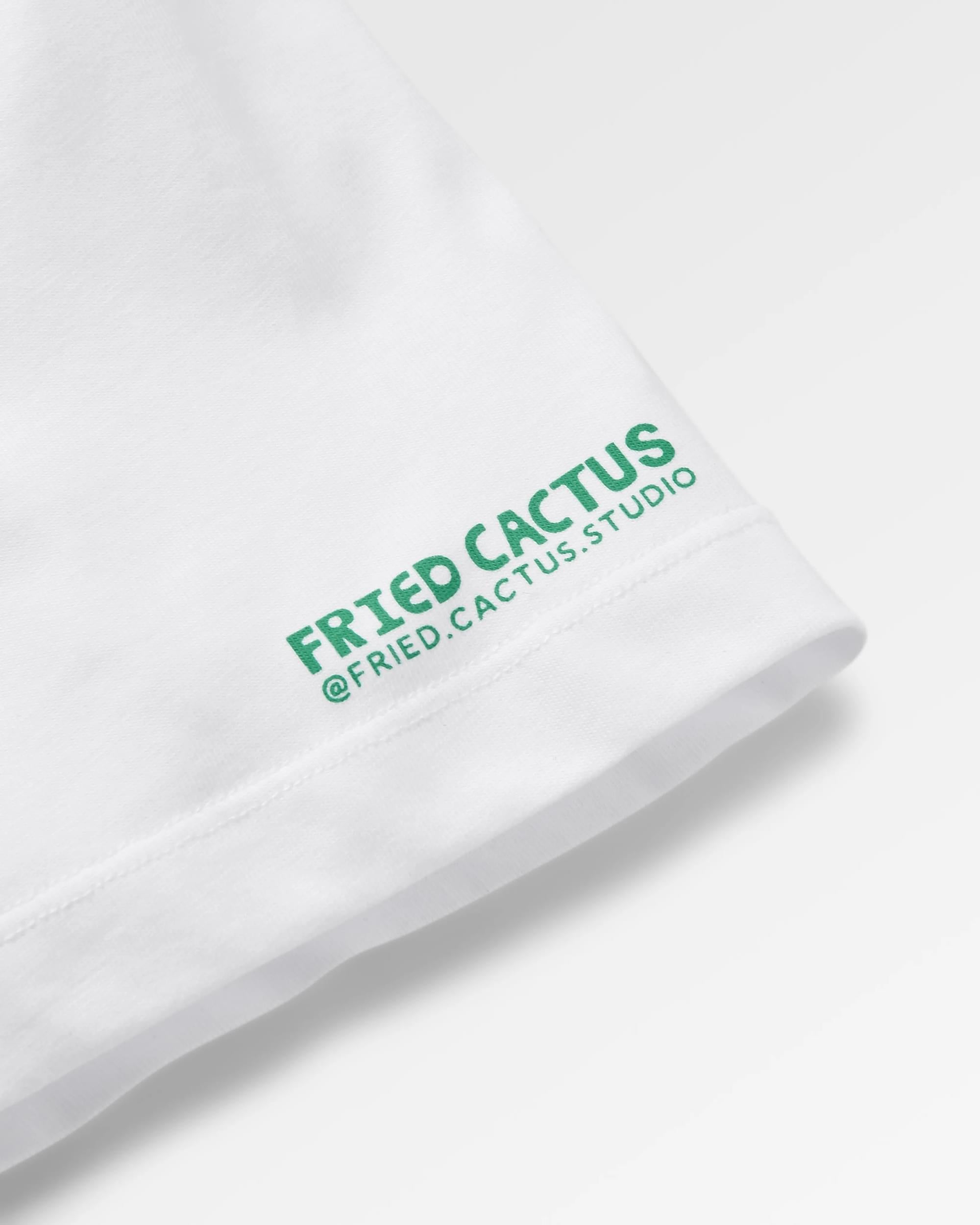 Better Outside Organic Relaxed Fit T-Shirt - White - Flatlay