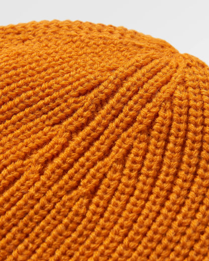 Compass Recycled Beanie - Sunrise Orange