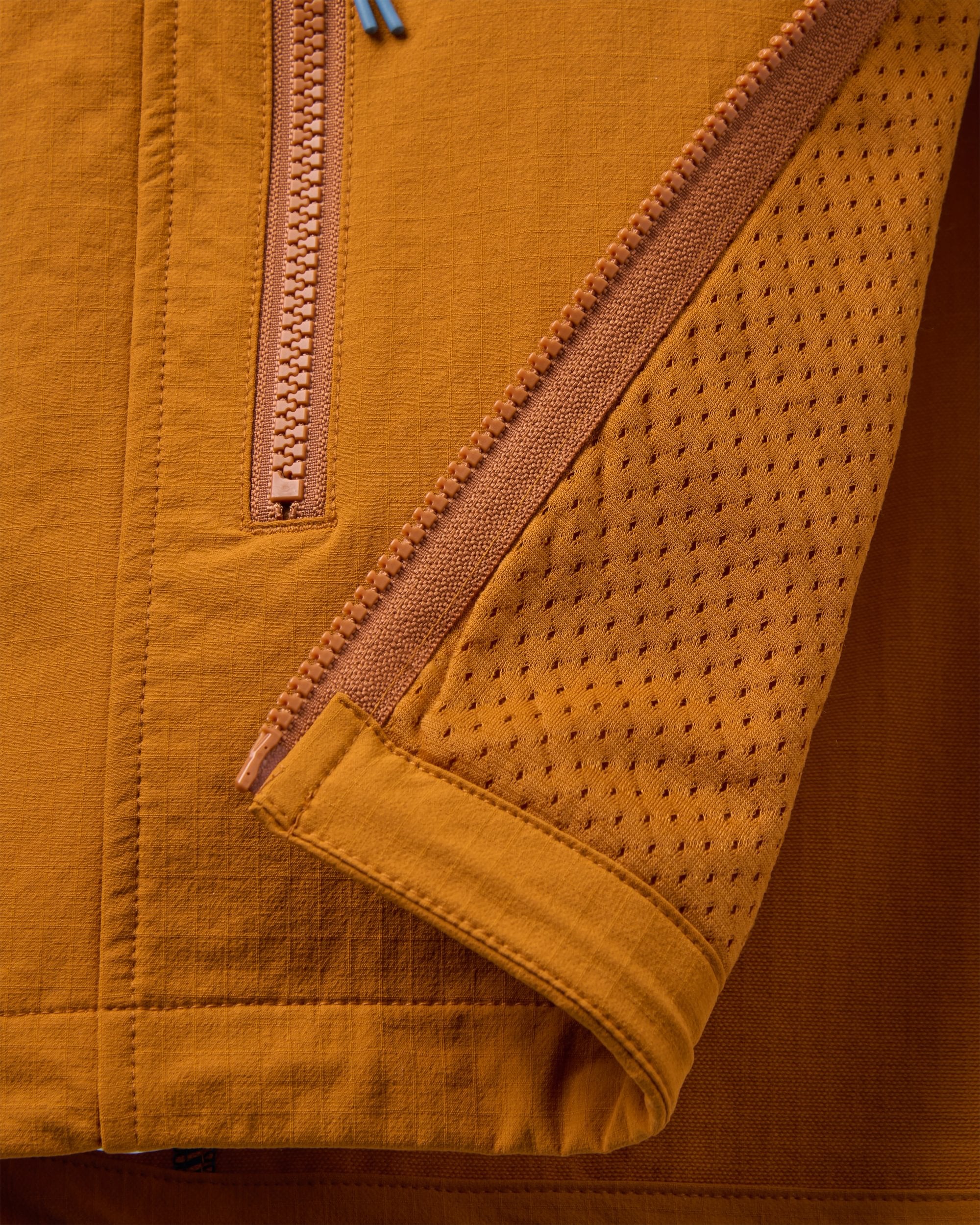 Womens Trailscape Lightweight Softshell Jacket - Blue Navy/Retro Orange - Flatlay